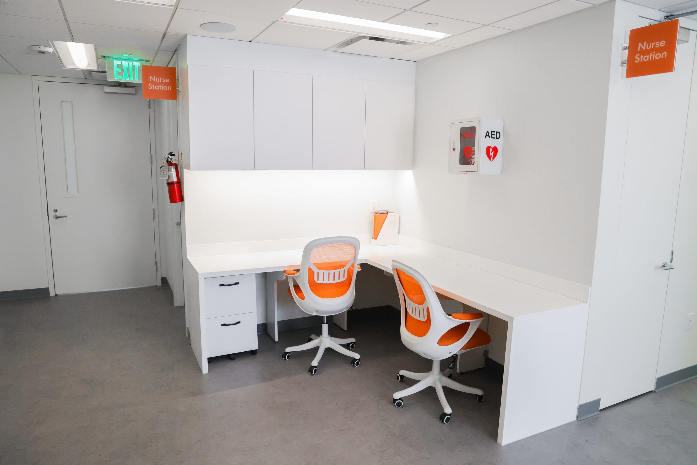 Nurse station at Capital Surgical Center